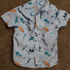 Toddler boy shark shirt